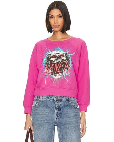 Daydreamer Slayer Electrified Sweatshirt - Pink