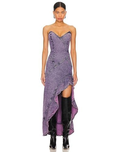 Amanda Uprichard Symone Dress - Purple
