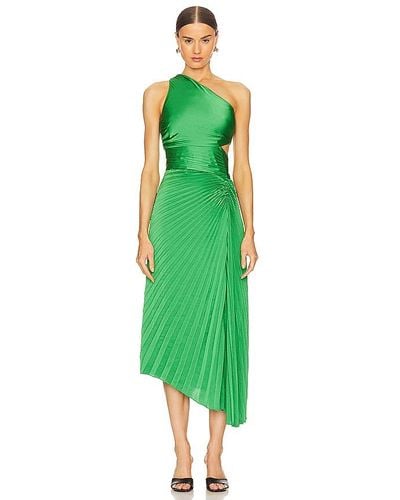 A.L.C. Vestido dahlia - Verde