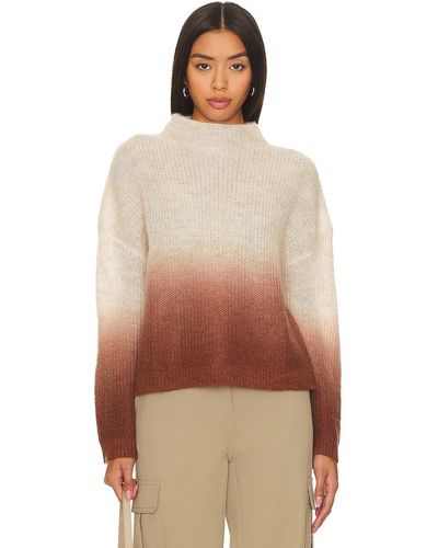 Bella Dahl Mock Neck Sweater - ブラウン