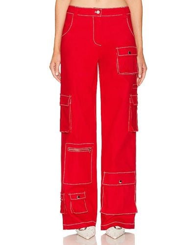 BY.DYLN Tyler Trousers - Red
