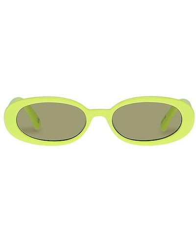 Le Specs Gafas de sol outta love - Amarillo