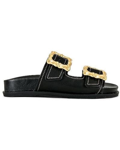 SCHUTZ SHOES Enola Sporty Sandal - Black