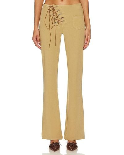 ZEMETA Start The Story Tie Trousers - Natural