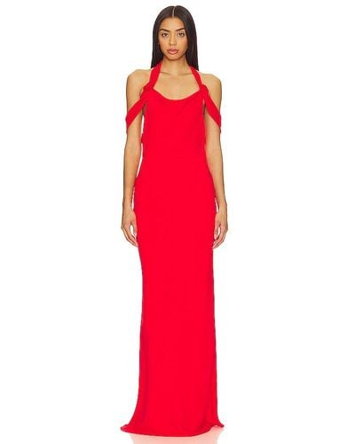 Amanda Uprichard X Revolve Serenade Maxi Dress - Red