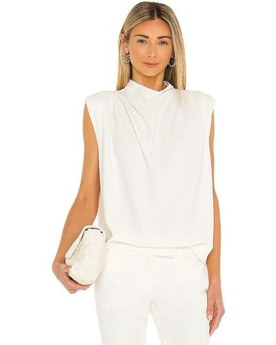 Amanda Uprichard Sleeveless Fabienne Top - White