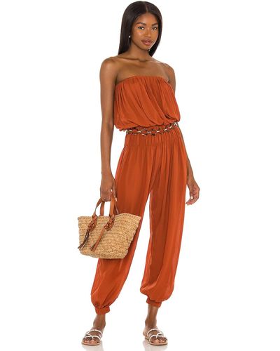 Indah Seychelle Jumpsuit - Orange