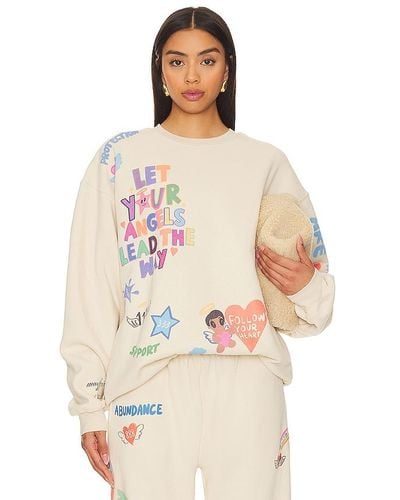 The Mayfair Group Angels All Around You Crewneck - Natural