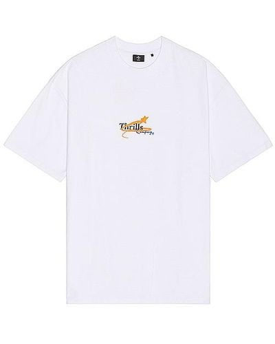Thrills Earthdrone Box Fit Oversize Tee - White