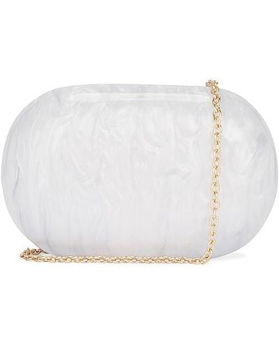 8 Other Reasons Pearl Clutch - White