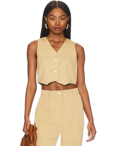 DONNI. Cropped Vest - Natural