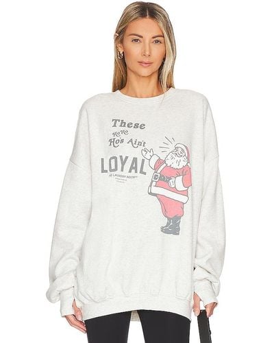 The Laundry Room Ain't Loyal Sweater - White