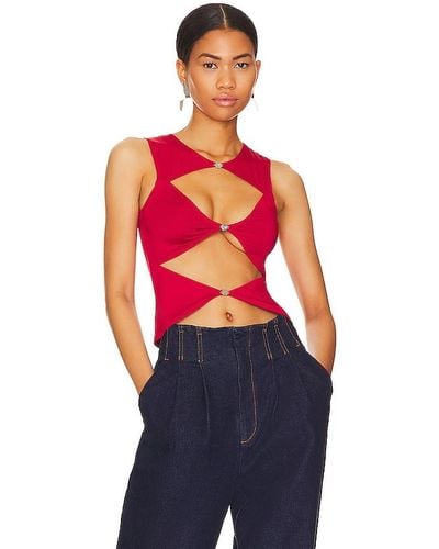 OW Collection Chiara Top - Red
