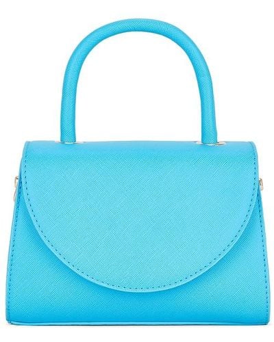 OLGA BERG Sasha Top Handle Bag - Blue