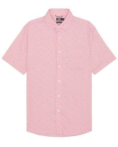 Faherty Short Sleeve Movement Shirt - Pink