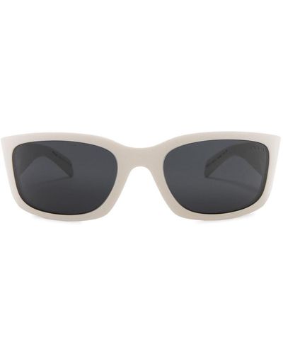 Prada Wrap Sunglasses - ホワイト
