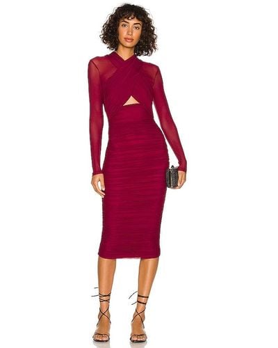 Bardot Aliyah Dress - Red