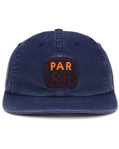 by Parra Fast Food Logo 6 Panel Hat - Blue