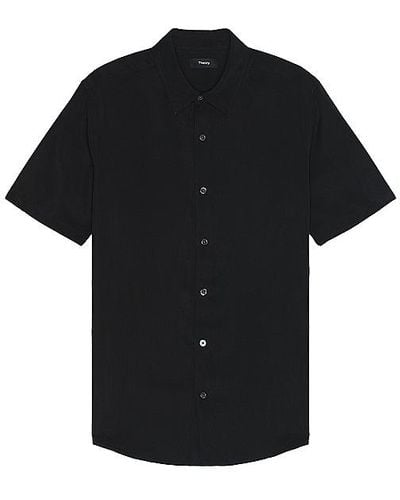Theory Irving Short Sleeve Shirt - Black