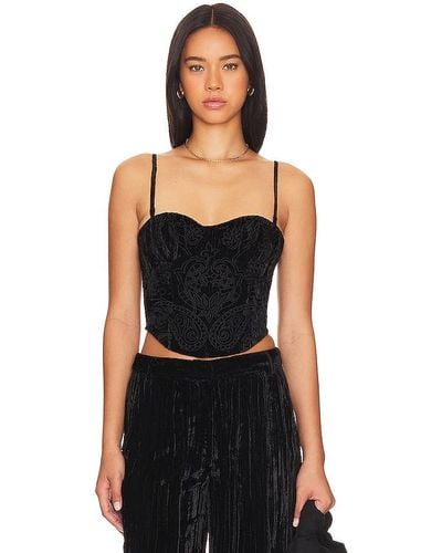 Hemant & Nandita Corset Top - Black