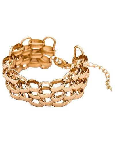 Amber Sceats Watch Chain Bracelet - White