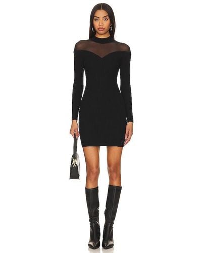 Astr Larna Sweater Dress - Black