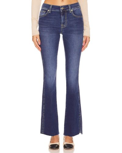 7 For All Mankind Tailorless ブーツカットデニム - ブルー