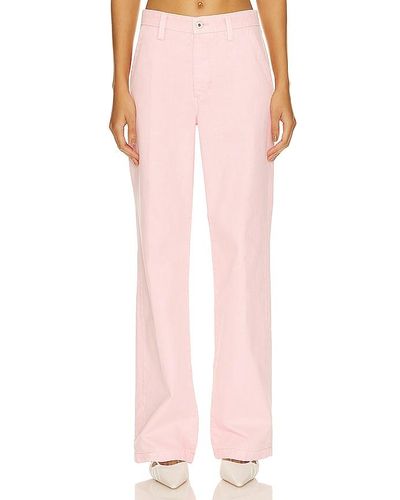 FAVORITE DAUGHTER The Taylor Low Rise Trouser - Pink