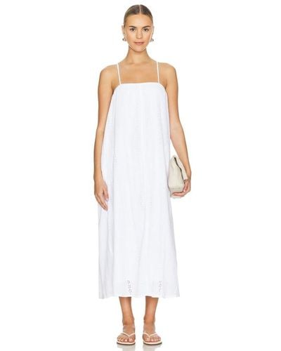 Seafolly Maxivestido broderie - Blanco