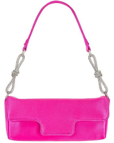 olga berg Alexandra Crystal Bag in Pink. - Shop and save up to 70% at The  Lux Outfit
