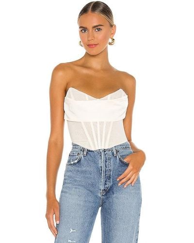 Nbd Hailee Bustier Top - White
