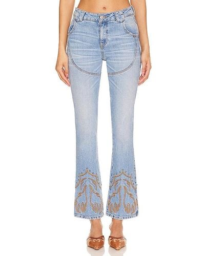 Urban Outfitters Western Stretch Jeans - Blue