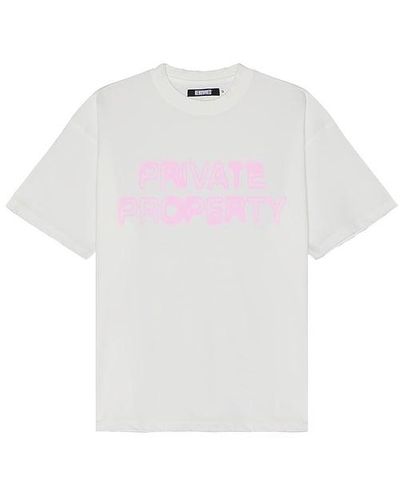 RENOWNED Private Property Tee - White