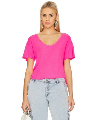 Chaser Brand V Neck Tシャツ - ピンク