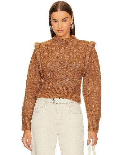 Astr Luciana Sweater - Brown