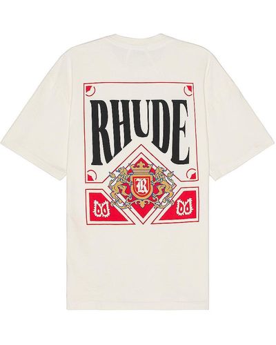 Rhude Card Tee - ホワイト