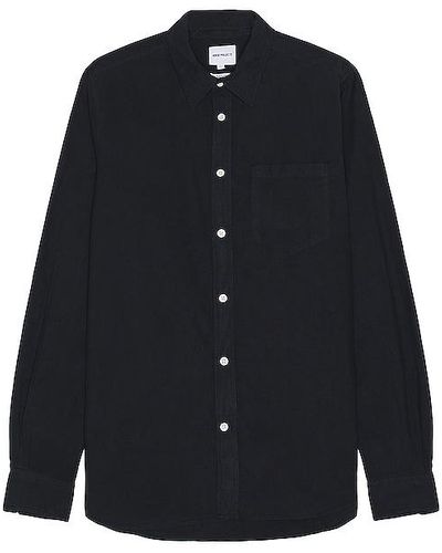 Norse Projects Osvald Cotton Shirt - Black