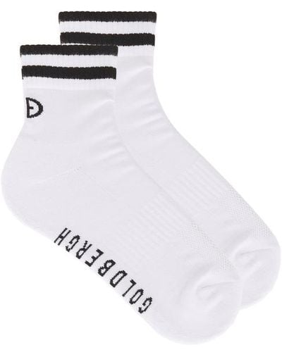 Goldbergh Ferret Socks - White