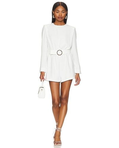 Amanda Uprichard X Revolve Baldwin Romper - White