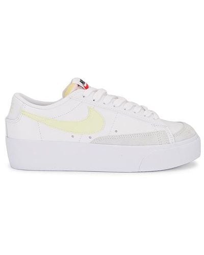 Nike Blazer Low Platform Sneakers - White