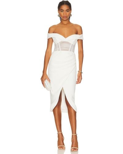 Bardot Novacane ドレス - ホワイト