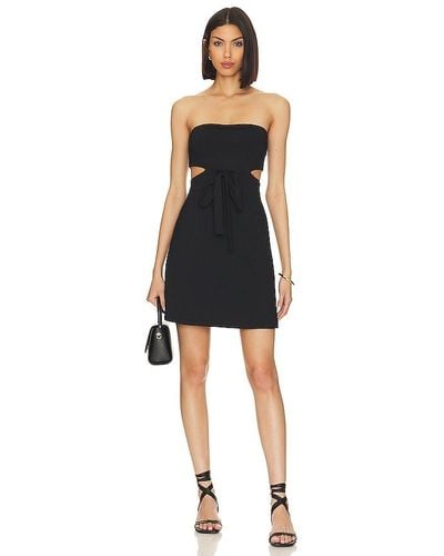 Susana Monaco Bow Front Dress - Black