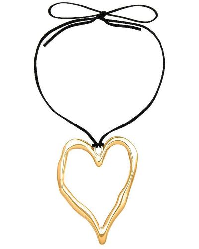 8 Other Reasons Love Pendant Necklace - Black