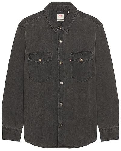 Levi's Relaxed Fit Western Shirt - Black