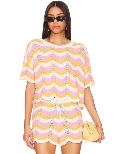 L*Space Make Waves Top En Color Naranja Talla En