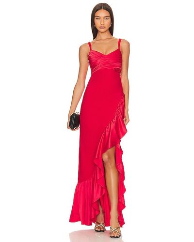 Likely Vestido largo billie - Rojo