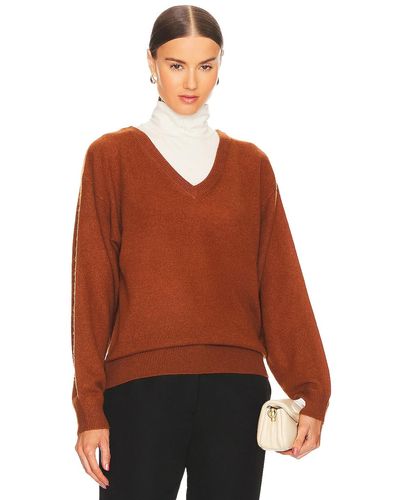 Equipment Lilou V Neck Sweater - ブラウン