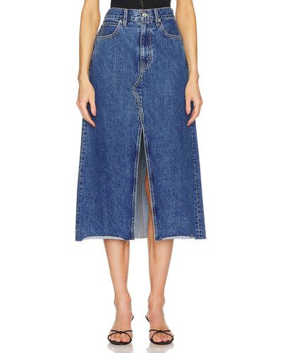 SLVRLAKE Denim Midi Skirt - ブルー