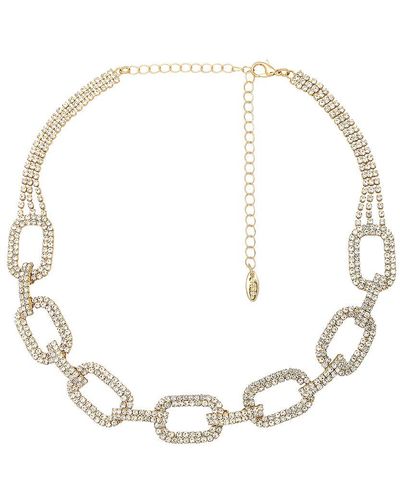 Ettika Iced Out Necklace - ホワイト
