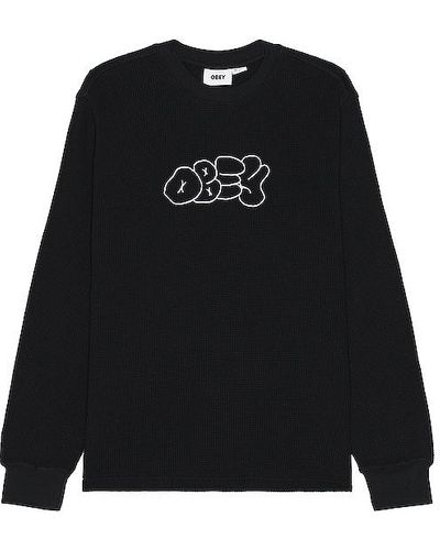 Obey Generation Thermal Tee - Black